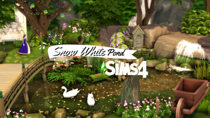 Sims 4 SNOWHITE POND at RUSTIC SIMS