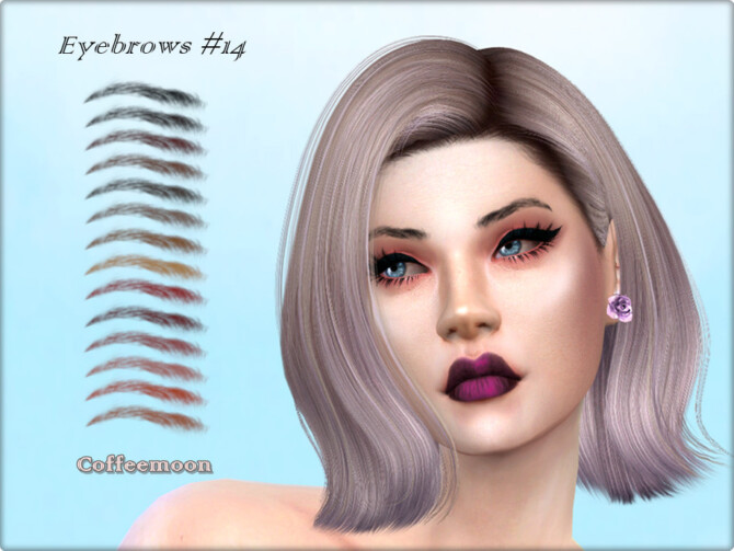 Sims 4 Subtle eyebrows N14 by coffeemoon at TSR
