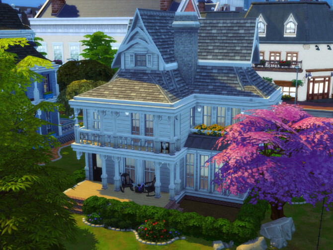 Sims 4 Jasmine house by GenkaiHaretsu at TSR
