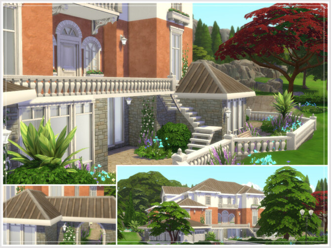 Sims 4 Hugos Mansion Empty Shell by philo at TSR