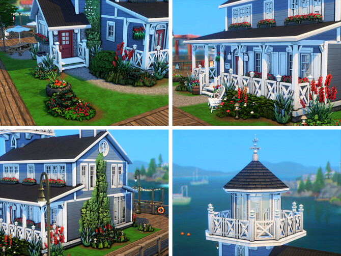 Sims 4 Crimson Lighthouse by xogerardine at TSR