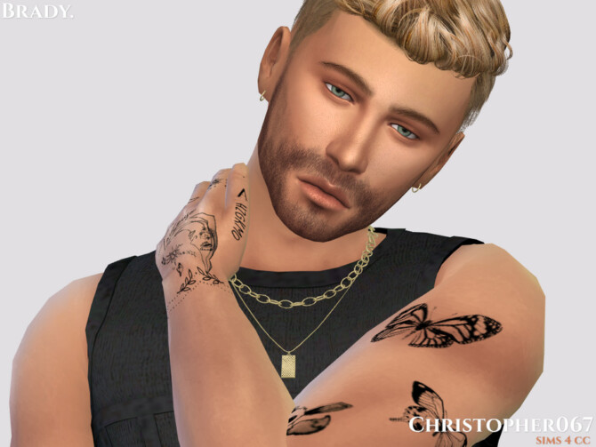 Sims 4 Brady Necklace by Christopher067 at TSR