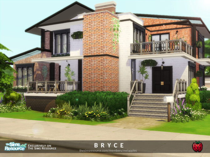 Sims 4 Bryce house by melapples at TSR