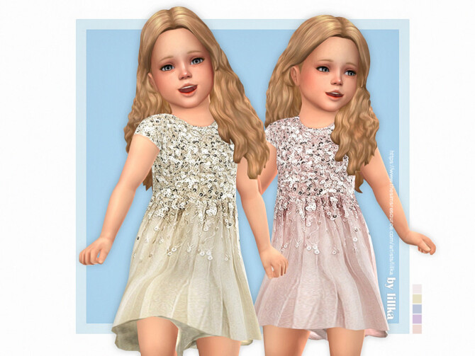Sims 4 Grace Dress by lillka at TSR