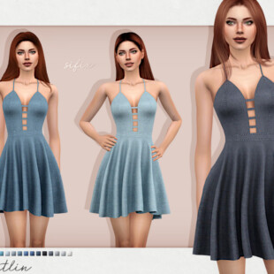 Nr14 dress by lillka at TSR » Sims 4 Updates