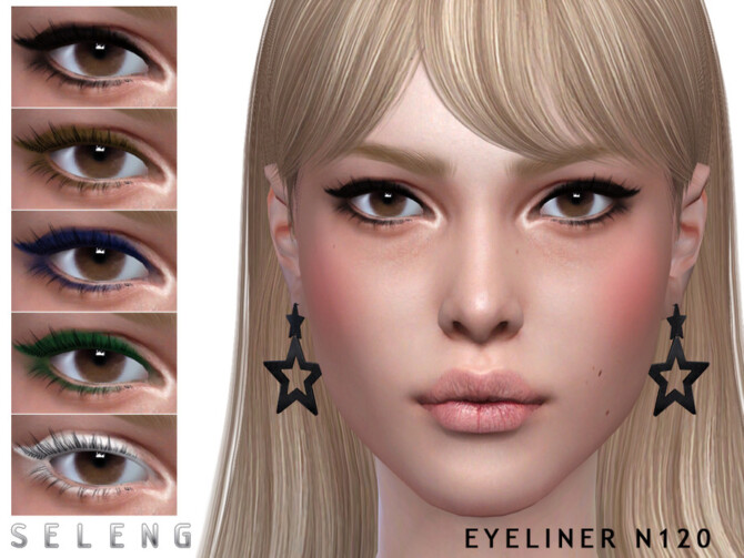 Sims 4 Eyeliner N120 by Seleng at TSR