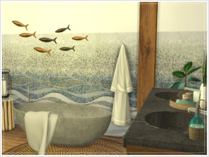 Sims 4 Hugos Rustic Bathroom by philo at TSR