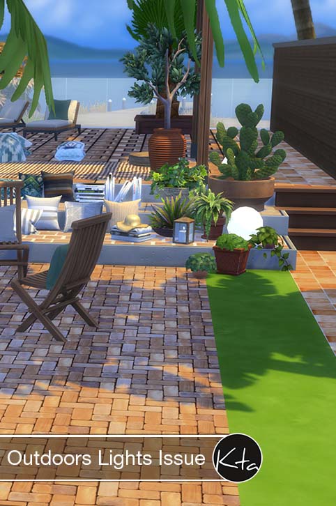 Sims 4 Outdoors Lights Issue at Ktasims