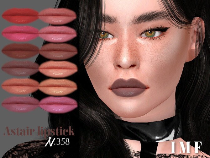 Sims 4 IMF Astair Lipstick N.358 by IzzieMcFire at TSR