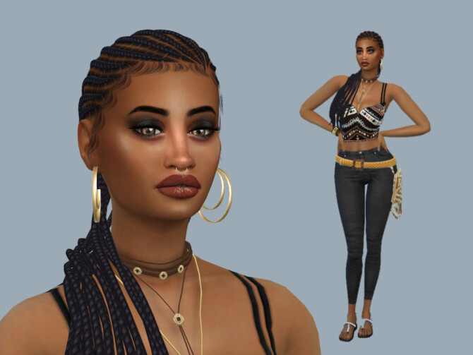 Sims 4 Esther Nelson by starafanka at TSR