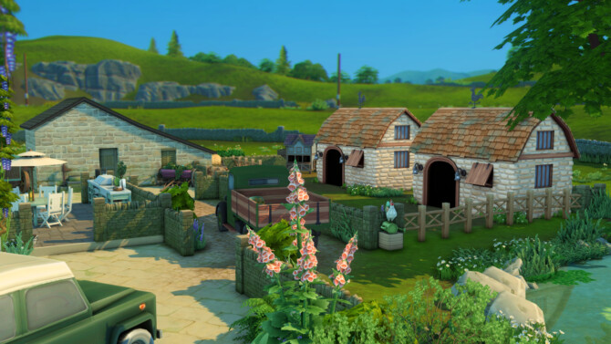 Sims 4 Henford Farmhouse at Harrie