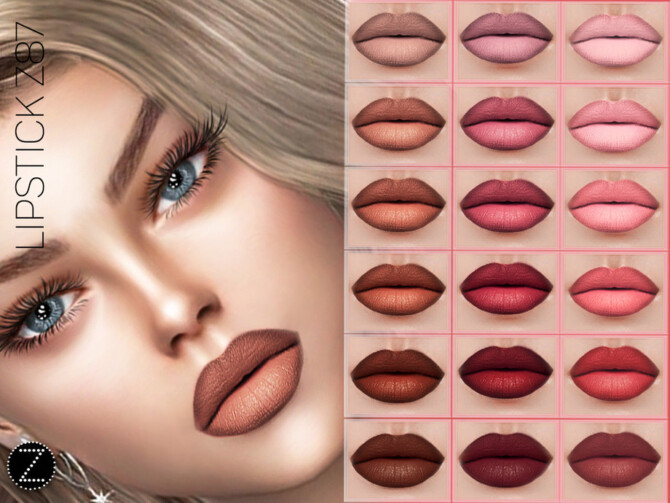 Sims 4 LIPSTICK Z87 by ZENX at TSR