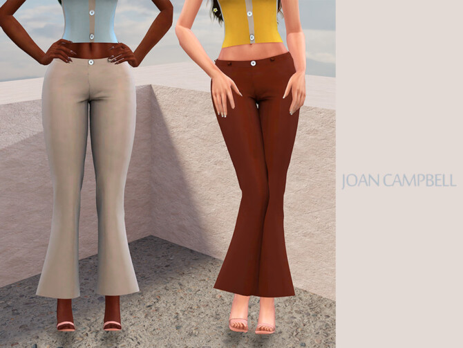 Sims 4 Lola Pants by Joan Campbell Beauty at TSR