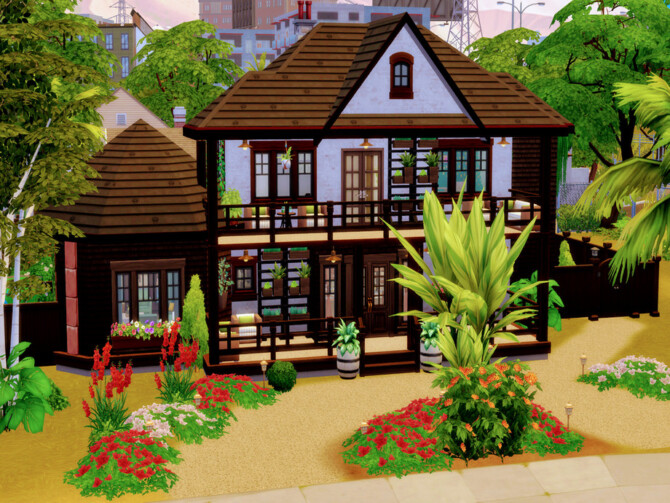 Sims 4 Rockerfeller house by LJaneP6 at TSR