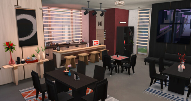 Sims 4 Under the projectors Karaoke Bar at Simsontherope