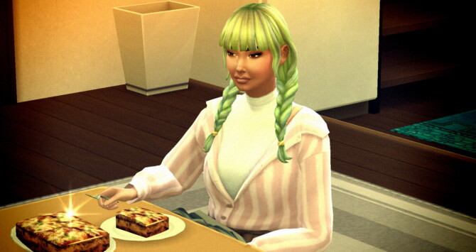 Sims 4 Aubergine Parmigiana Custom Recipe at Mod The Sims 4