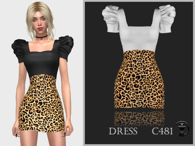 Sims 4 Dress C481 by turksimmer at TSR