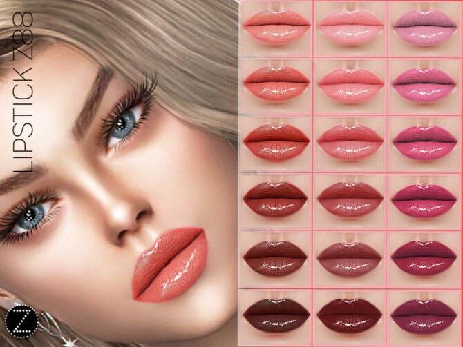 Sims 4 LIPSTICK Z88 by ZENX at TSR