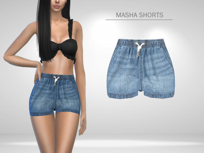 Sims 4 Masha Shorts by Puresim at TSR