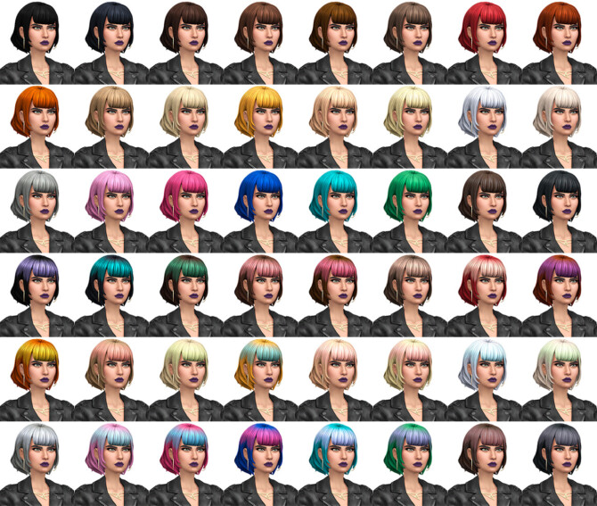 Sims 4 Fortnite Sunny Hair Conversion/Edit at Busted Pixels
