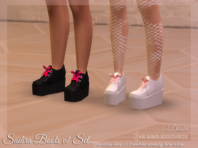 Sims 4 Sadira Boots v1 Set (+ Accessory) by Dissia at TSR