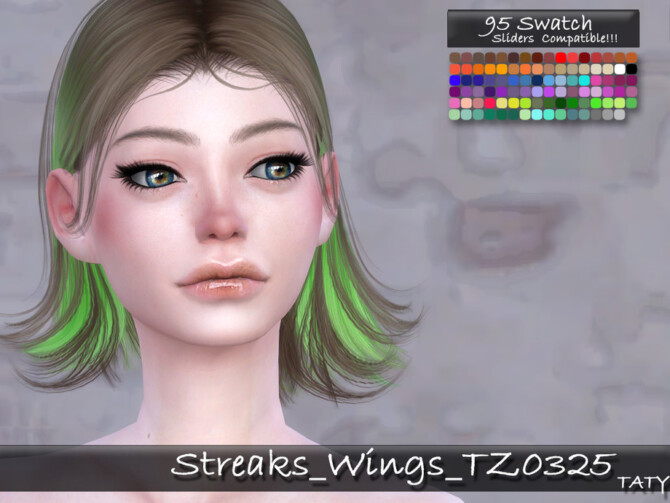 Sims 4 Streaks Wings TZ0325 by tatygagg at TSR