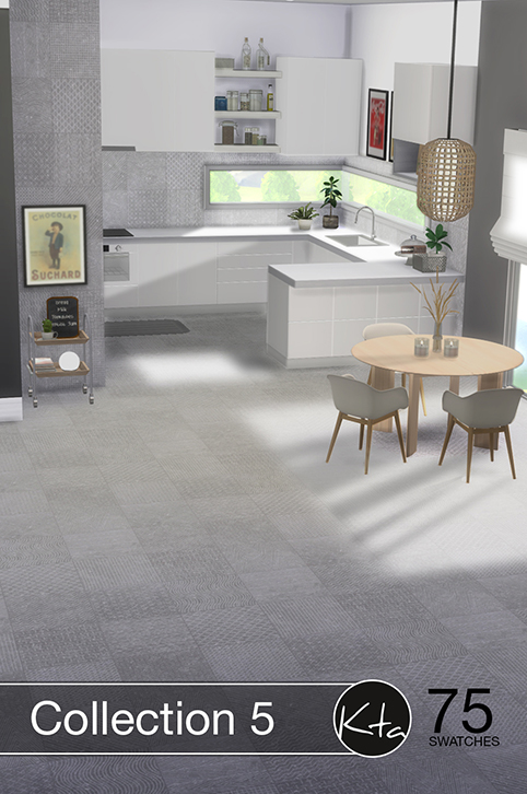 Sims 4 Collection 5 walls & floors at Ktasims