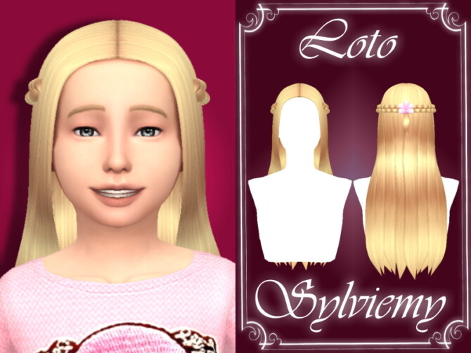 Sims 4 Loto Hairstyle Set (Child) by Sylviemy at TSR