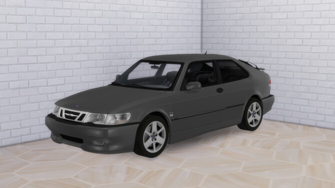 Sims 4 2002 Saab 9 3 Aero Coupe at Modern Crafter CC