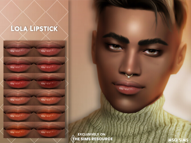 Sims 4 Lola Lipstick by MSQSIMS at TSR