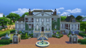 Georgian Dream Mansion by Dixie Nourmous at Mod The Sims 4