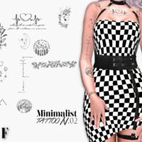 The Last Of Us Ellie's tattoo at Blue Ancolia - The Sims 4 Catalog