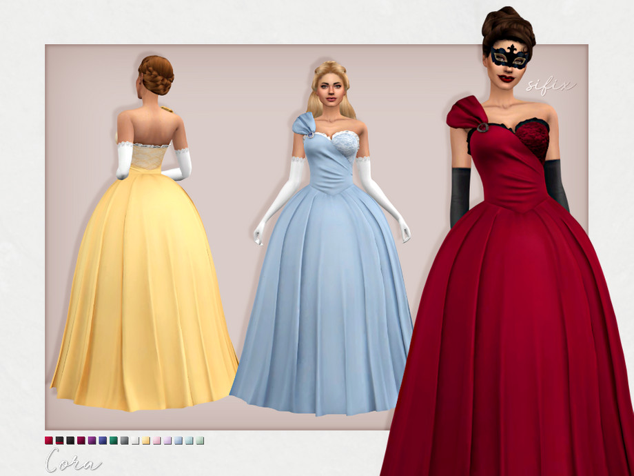 Sims 4 Ball Gown CC