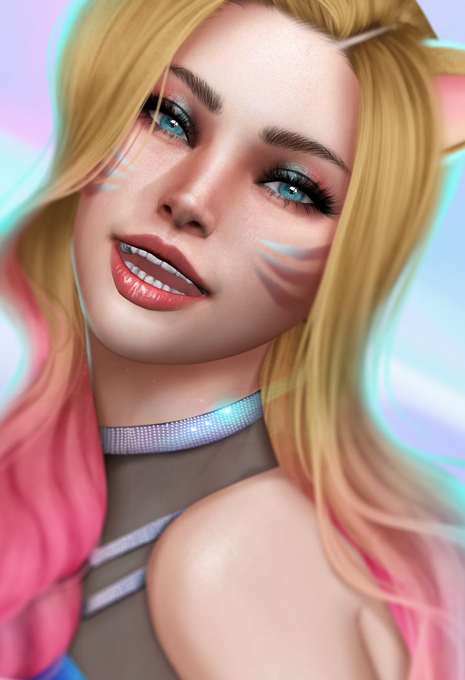 KDA ALL OUT AHRI SET at LEAN Â» Sims 4 Updates