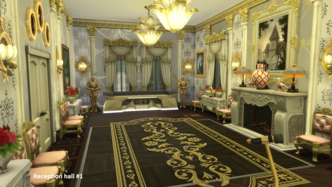 Sims 4 Georgian Dream Mansion by Dixie Nourmous at Mod The Sims 4
