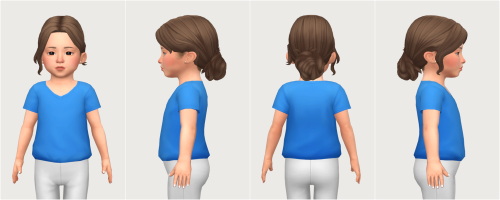 Sims 4 Basic tucked t shirts at Casteru