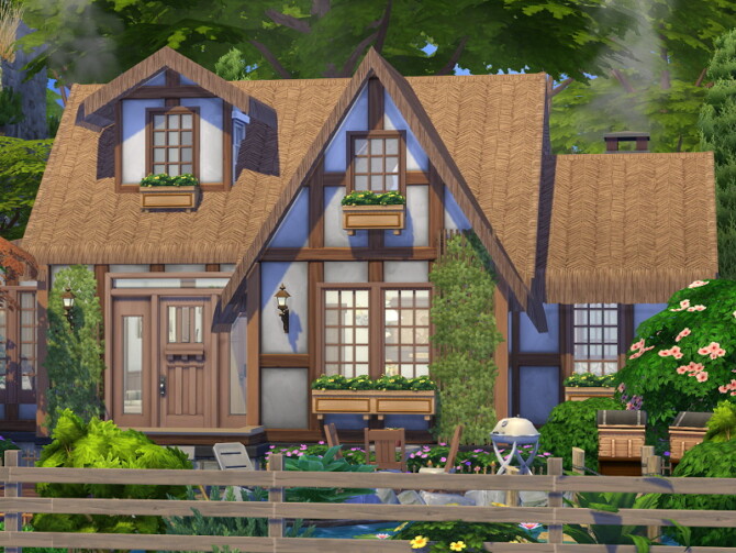 Sims 4 Cozy Country Cottage by Flubs79 at TSR