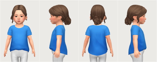 Sims 4 Basic tucked t shirts at Casteru