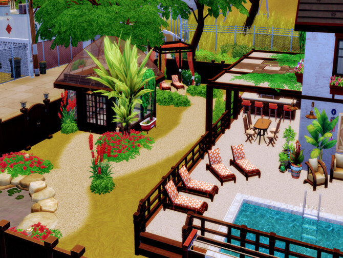 Sims 4 Rockerfeller house by LJaneP6 at TSR