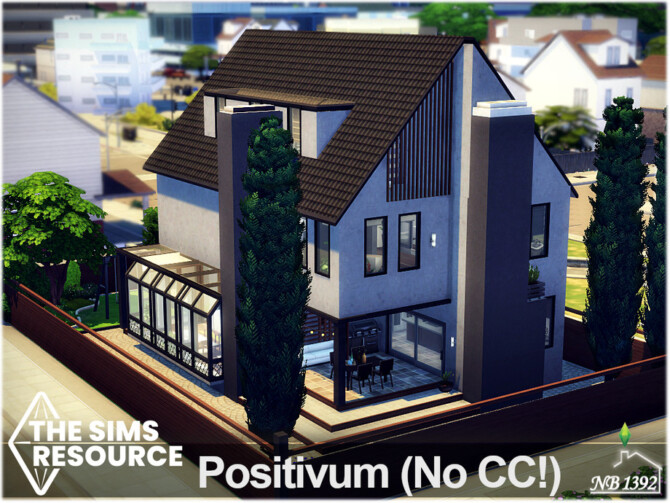 Sims 4 Positivum house by nobody1392 at TSR