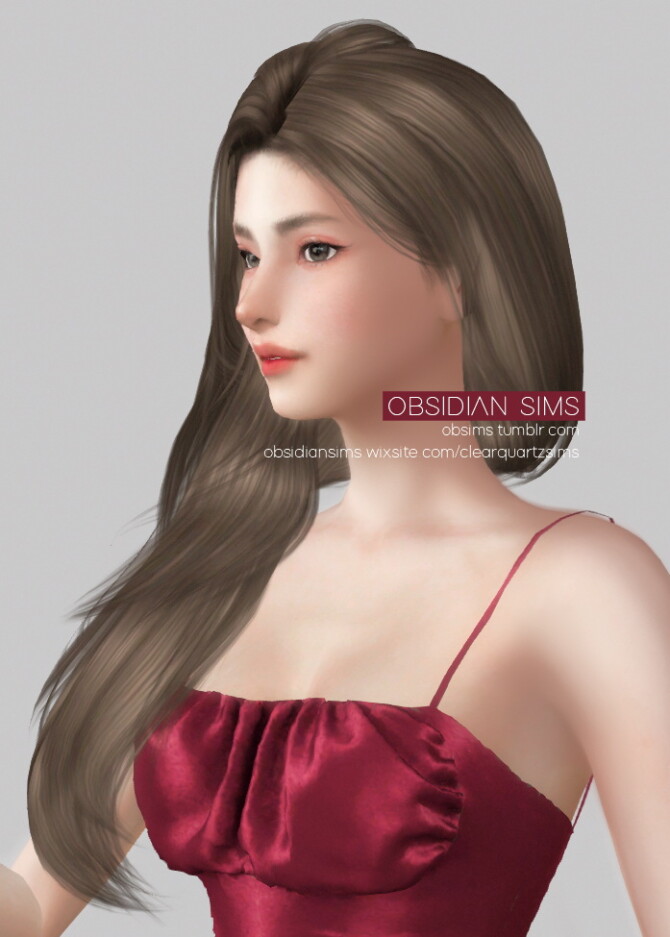 Sims 4 CRYSTAL WAVER HAIRSTYLE at Obsidian Sims