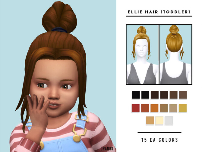 Sims 4 Ellie Hair [Toddler] by OranosTR at TSR