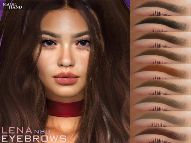 Sims 4 Lena Eyebrows N94 by MagicHand at TSR