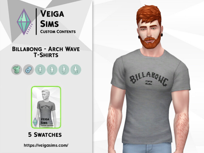 Sims 4 Arch Wave T Shirts by David Mtv at TSR