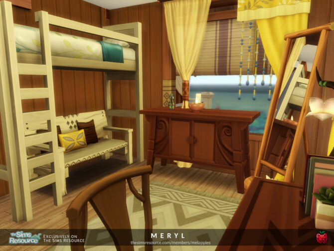 Sims 4 Meryl house by melapples at TSR