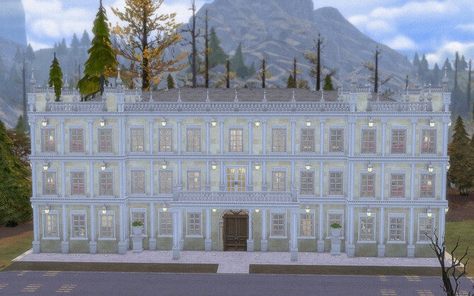 Sims 4 Britechester College (NO CC) by FernSims at MTS
