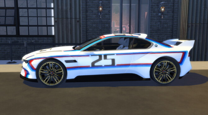 Sims 4 2015 BMW 3.0 CSL Hommage at LorySims