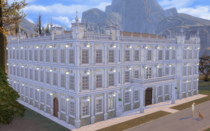 Sims 4 Britechester College (NO CC) by FernSims at MTS