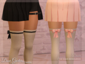 Bow Garters by Dissia at TSR