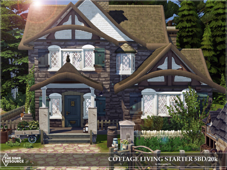 Cottage Living 5bd Start By Moniamay72 At Tsr » Sims 4 Updates